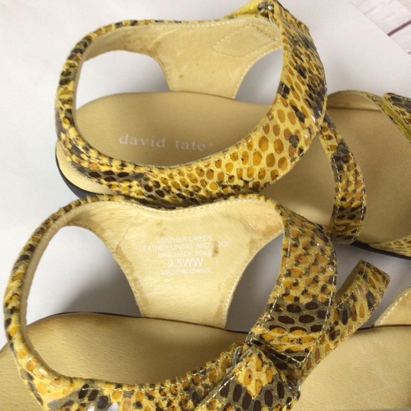 David Tate Strap Sandals size 9.5 WW - Picture 7 of 8